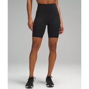 NWT Lululemon Wunder Train High-Rise Short 8" Black Size 4